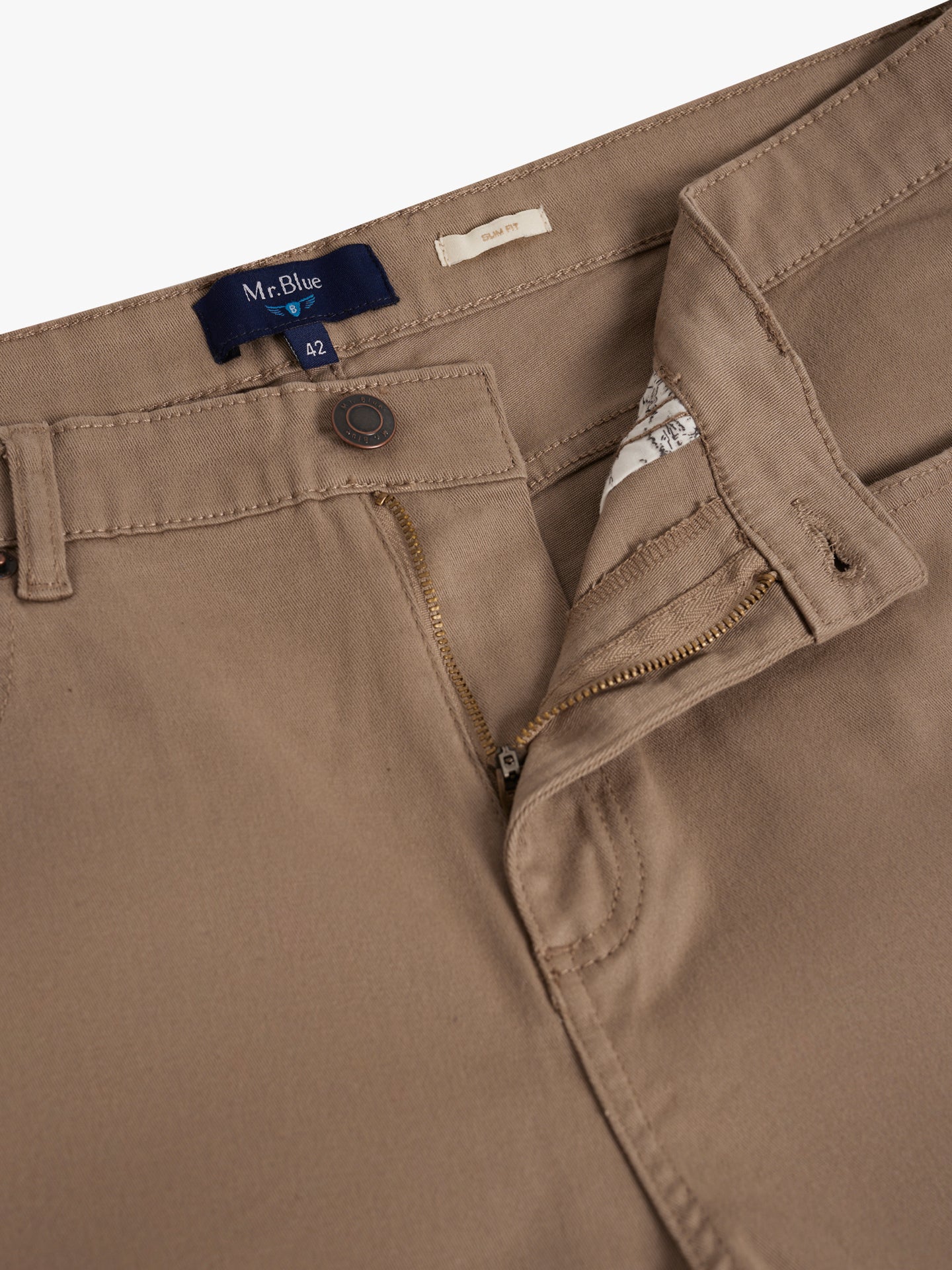 BEIGE SLIM FIT MR. AZUL