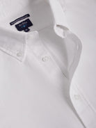 Camisa Algodão Branca Manga Comprida Regular Fit Mr. Blue