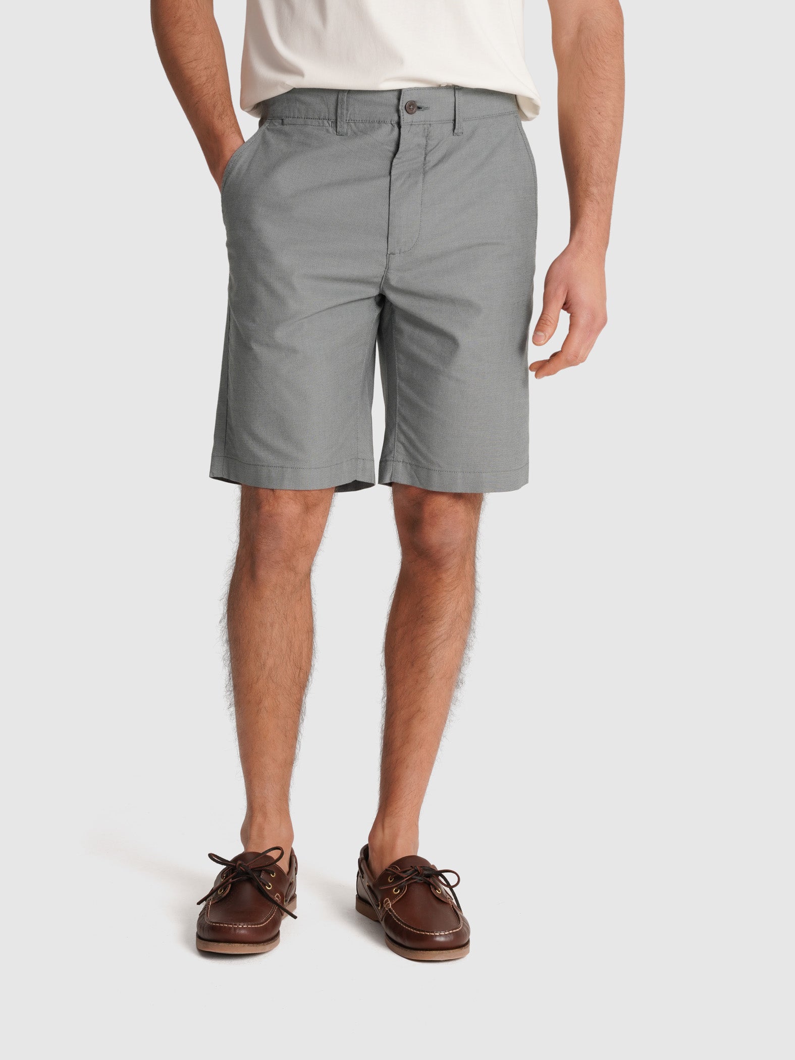 BERMUDA CHAMBRAY VERDES REGULAR FIT MR. BLUE