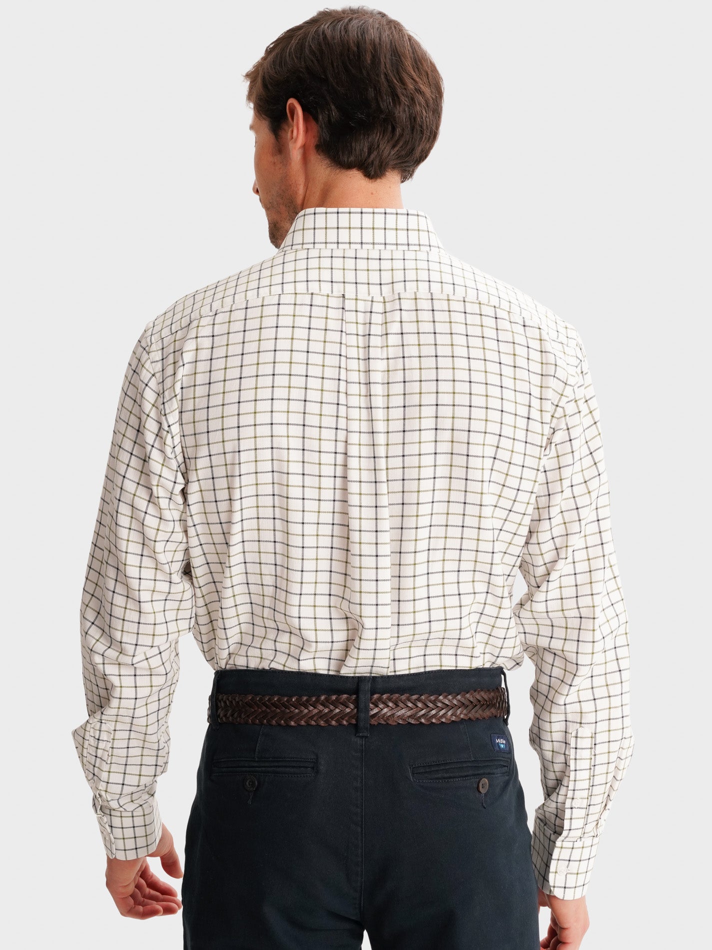 BLUE REGULAR FIT MR SHIRT. BLUE