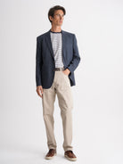 Blazer Azul De Linho Mr. Blue