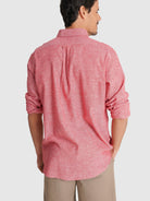 CAMISA VERMELHA MANGA COMPRIDA REGULAR FIT MR. BLUE