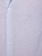 Camisa Linho Azul Manga Comprida Slim Fit Mr. Blue