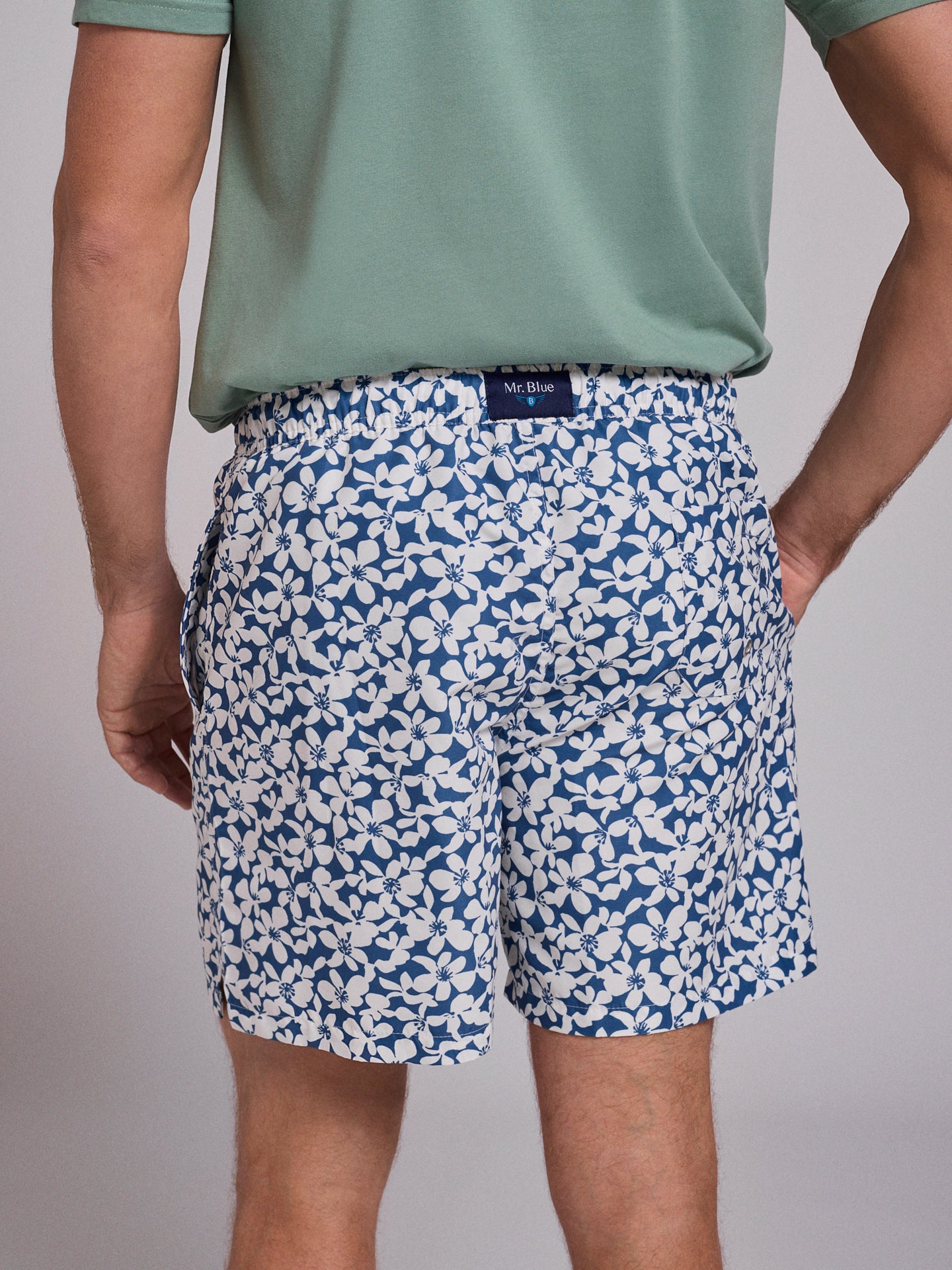 FATO BANHO AZUL REGULAR FIT MR. BLUE