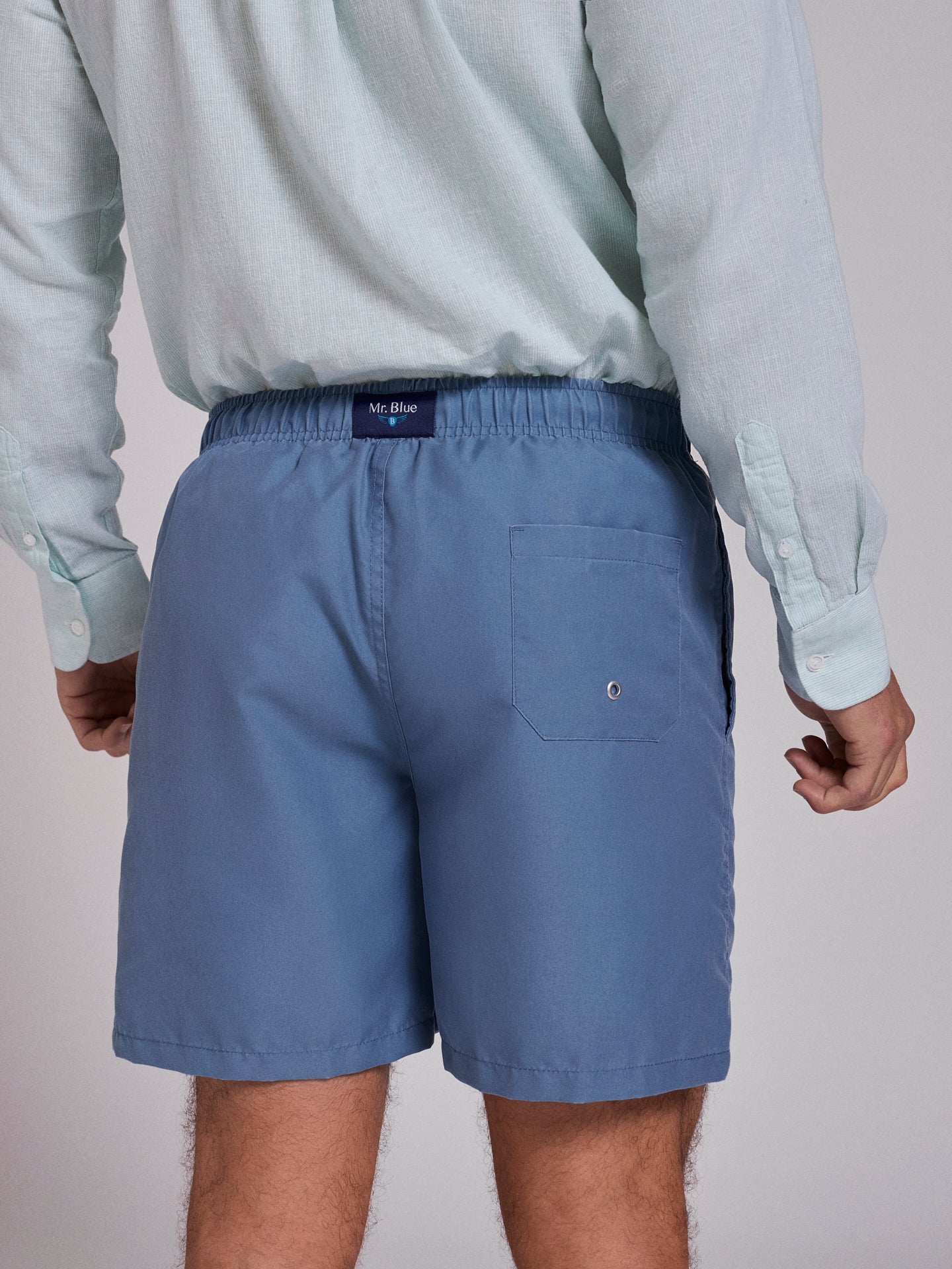 FATO BANHO AZUL REGULAR FIT MR. BLUE