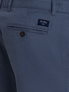 CALÇAS ALGODÃO AZUIS REGULAR FIT MR. BLUE