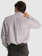 CAMISA ALGODÓN VERDE MANGA LARGA REGULAR FIT MR. AZUL