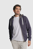 HOODIE ALGODÃO AZUL LISO MR. BLUE