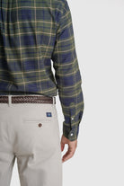 CAMISA FLANELA REGULAR FIT AZUL AO QUADRADO MR. BLUE