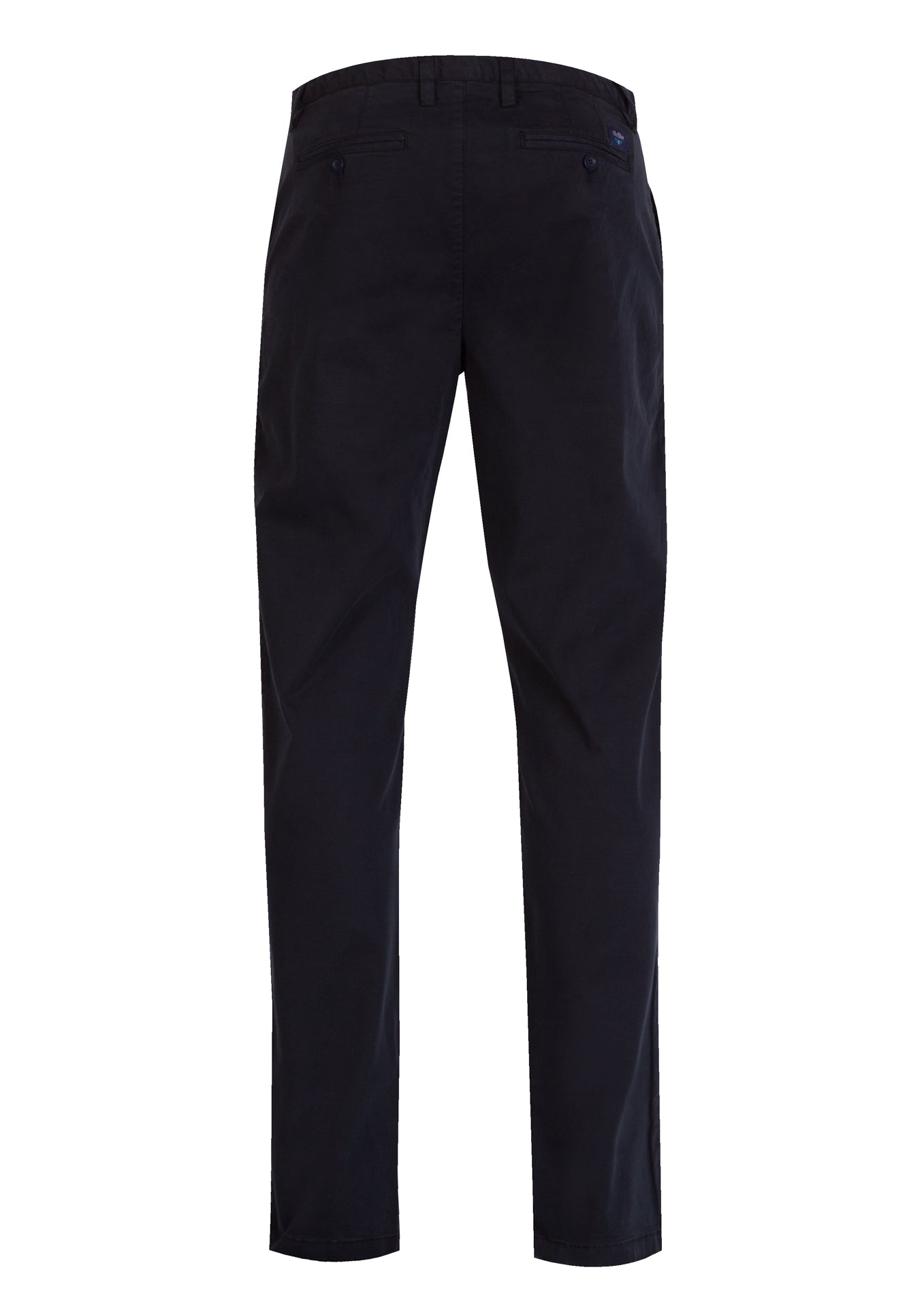 Calças chino algodão regular fit azul escuro - Mr Blue