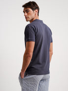 Polo Regular Fit Piquet Azul Mr. Blue