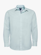 Camisa Regular Fit Estruturada Azul Mr. Blue