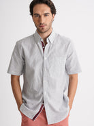 Camisa Regular Fit Oxford Azul Mr. Blue