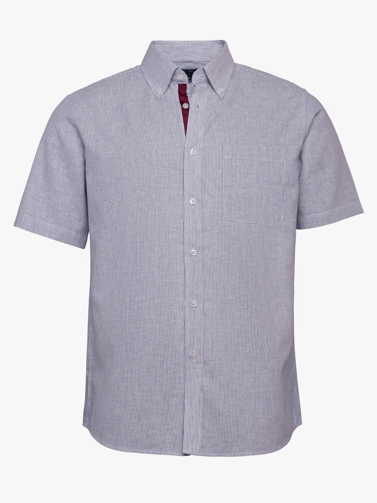 Camisa Regular Fit Oxford Azul Mr. Blue