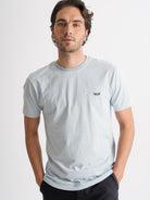T-Shirt 100% Algodão Azul Mr. Blue