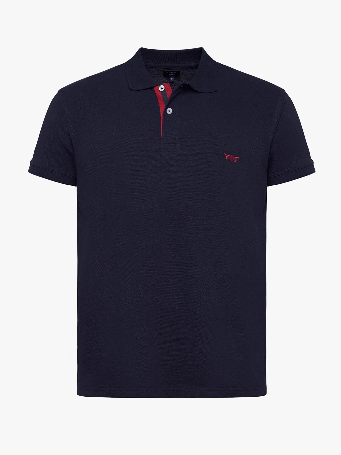 Polo Regular Fit Piquet Azul Mr. Blue